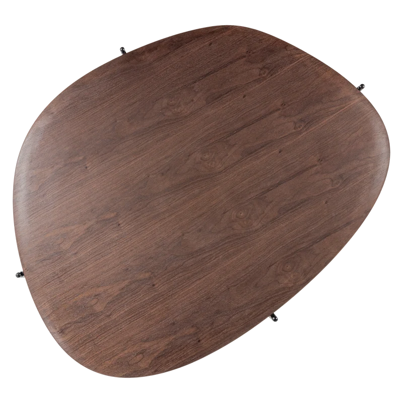 Tavolino in legno rovere scuro Onyx 121x26 cm
