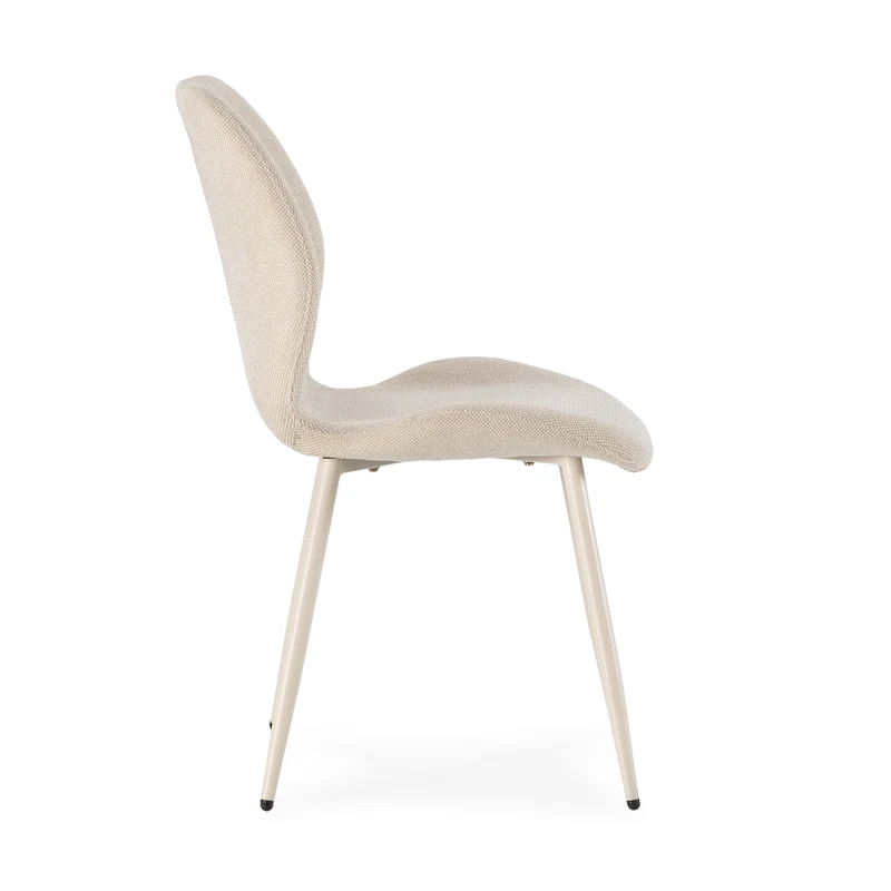 Set di 4 sedie con gamba in metallo Quinn 58x49 cm