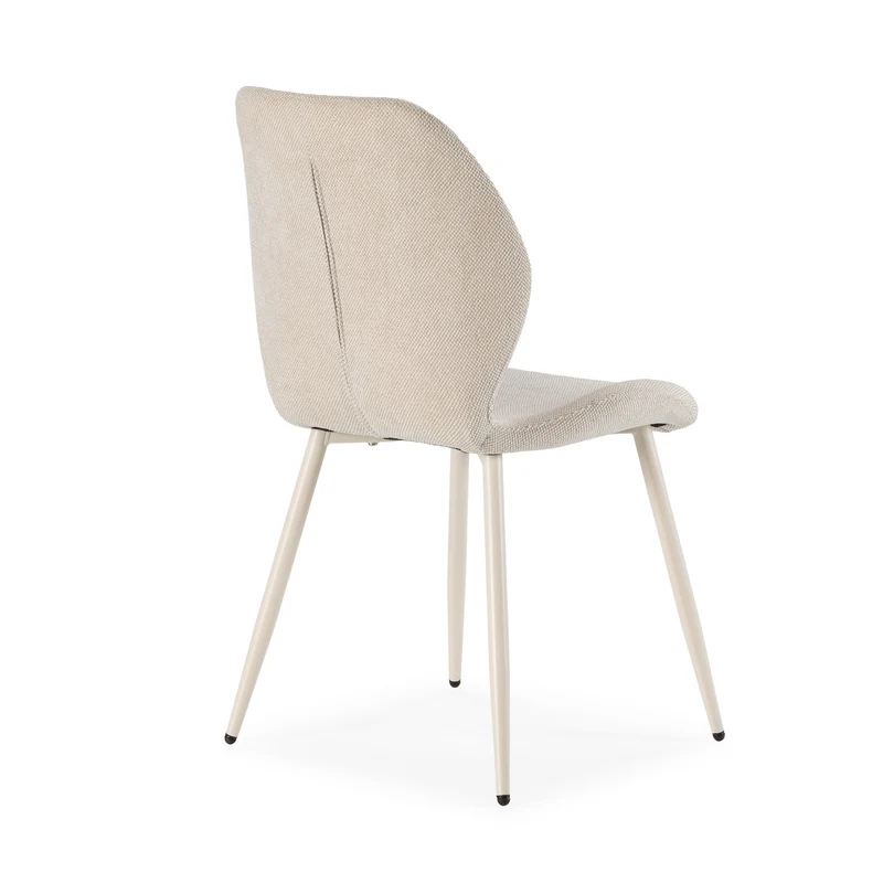 Set di 4 sedie con gamba in metallo Quinn 58x49 cm