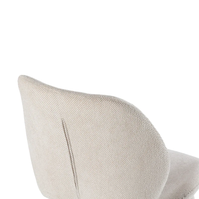 Set di 4 sedie con gamba in metallo Quinn 58x49 cm