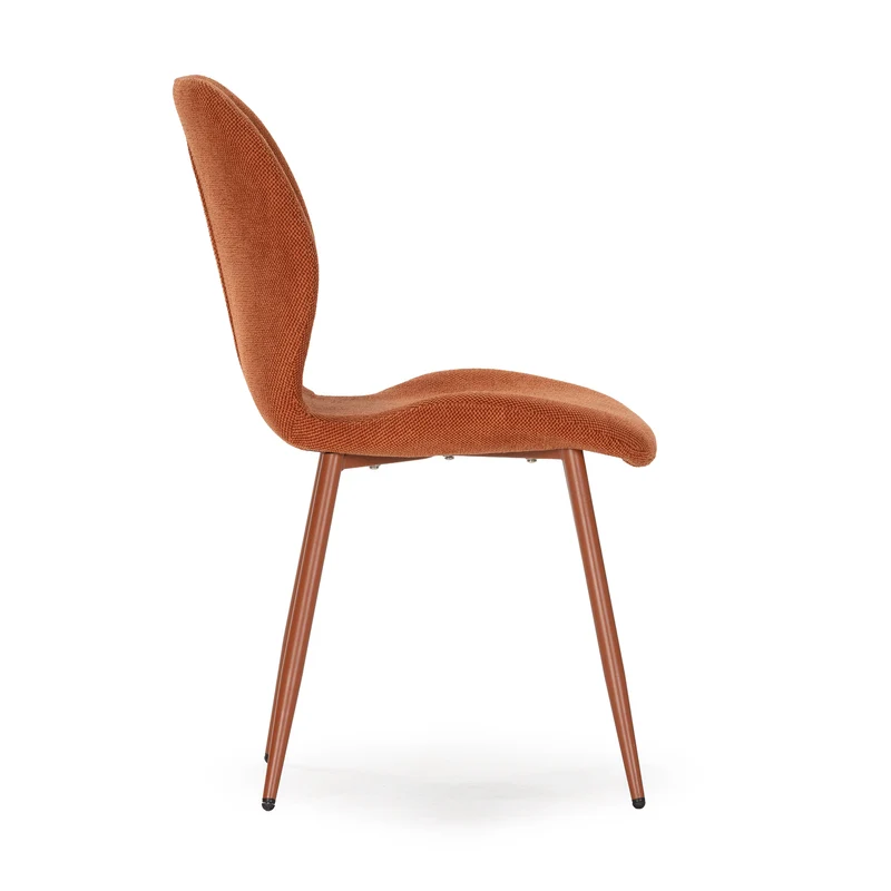 Set di 4 sedie con gamba in metallo Quinn 58x49 cm