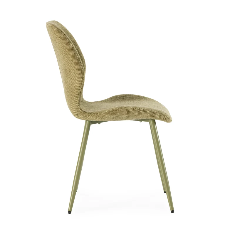 Set di 4 sedie con gamba in metallo Quinn 58x49 cm