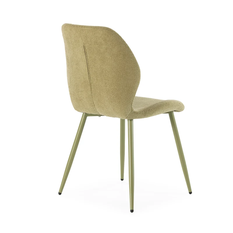Set di 4 sedie con gamba in metallo Quinn 58x49 cm