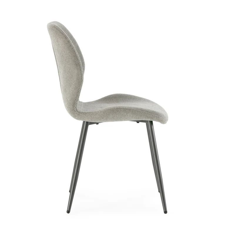 Set di 4 sedie con gamba in metallo Quinn 58x49 cm