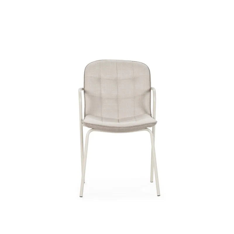 Set di 4 sedie con gamba in metallo Kaia 81x46 cm