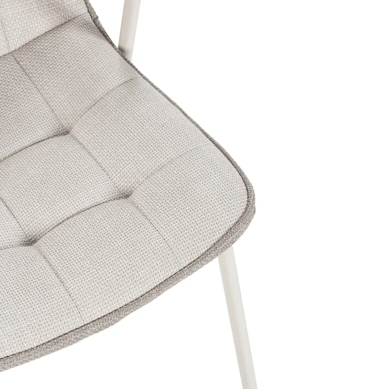 Set di 4 sedie con gamba in metallo Kaia 81x46 cm
