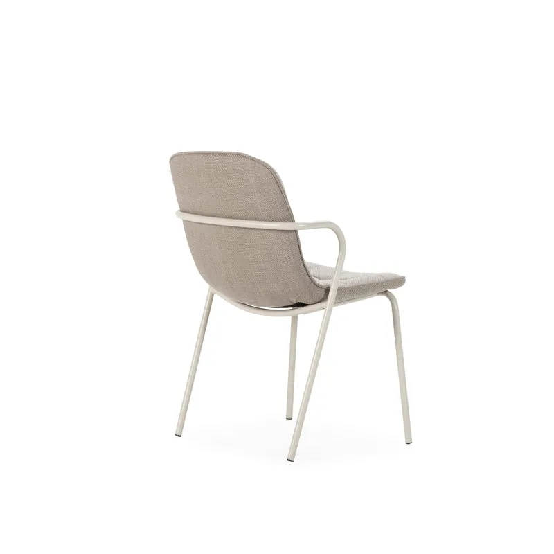 Set di 4 sedie con gamba in metallo Kaia 81x46 cm