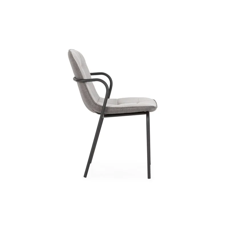 Set di 4 sedie con gamba in metallo Kaia 81x46 cm