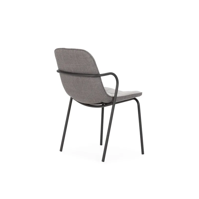 Set di 4 sedie con gamba in metallo Kaia 81x46 cm