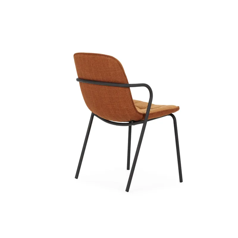 Set di 4 sedie con gamba in metallo Kaia 81x46 cm