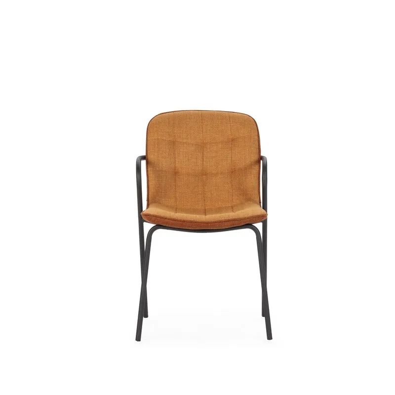 Set di 4 sedie con gamba in metallo Kaia 81x46 cm