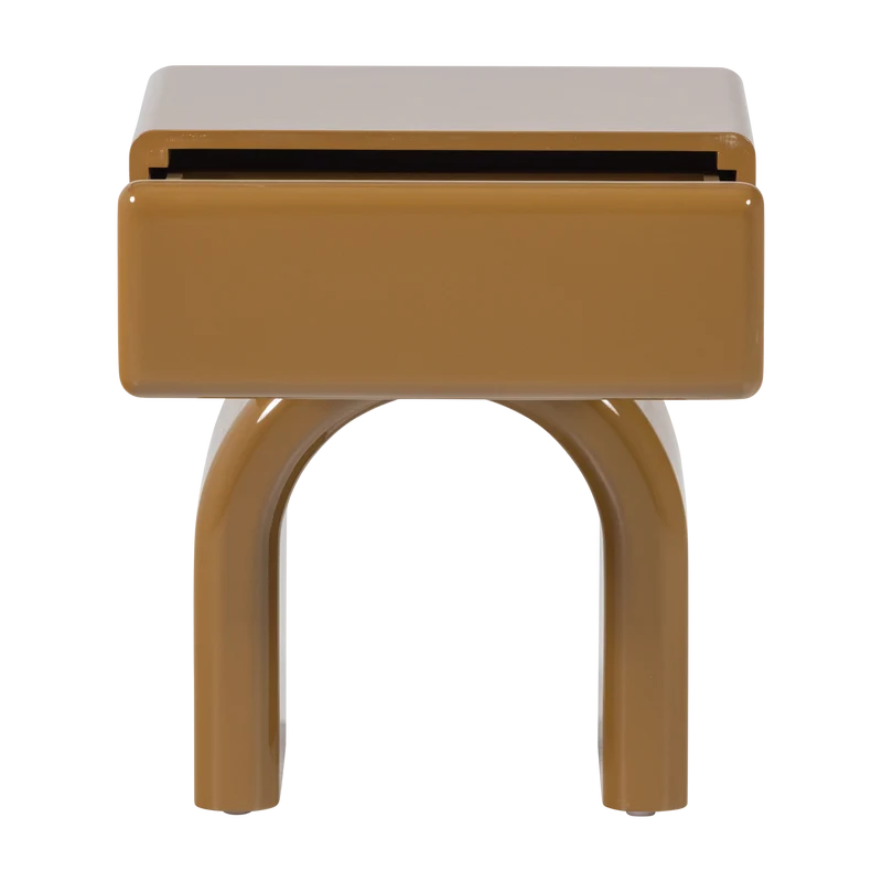 Tavolino in legno massello di pino giallo miele Zest 57x40 cm