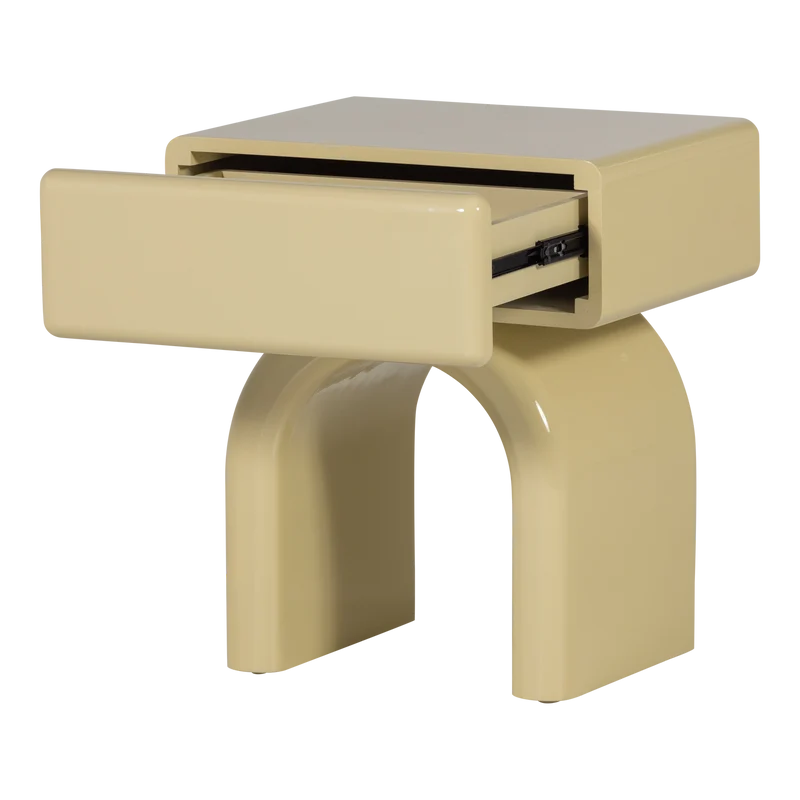 Tavolino in legno massello di pino giallo miele Zest 57x40 cm