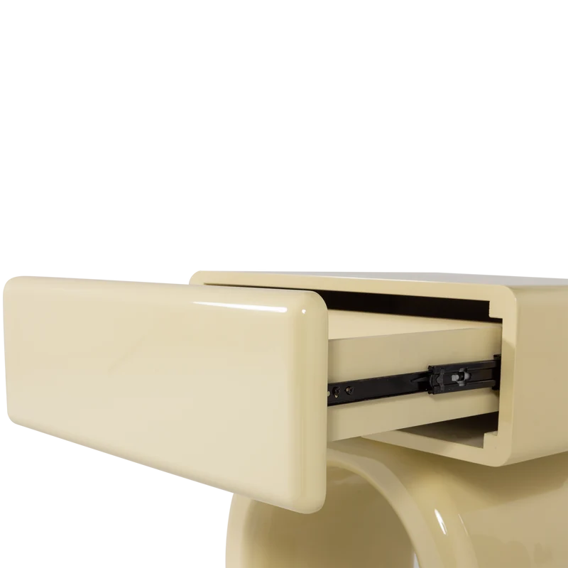 Tavolino in legno massello di pino giallo miele Zest 57x40 cm