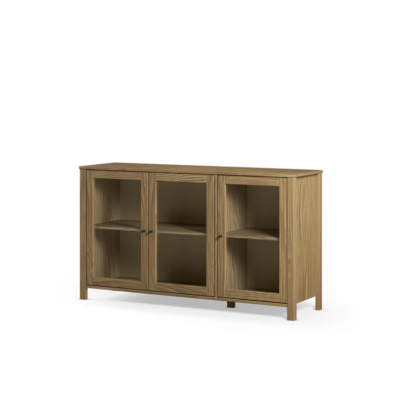 Madia 3 ante in legno di pino Herity 142x80 cm