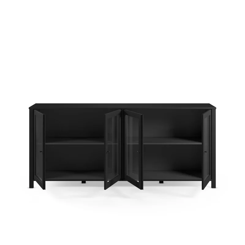 Madia 4 ante in legno di pino Herity 186x80 cm