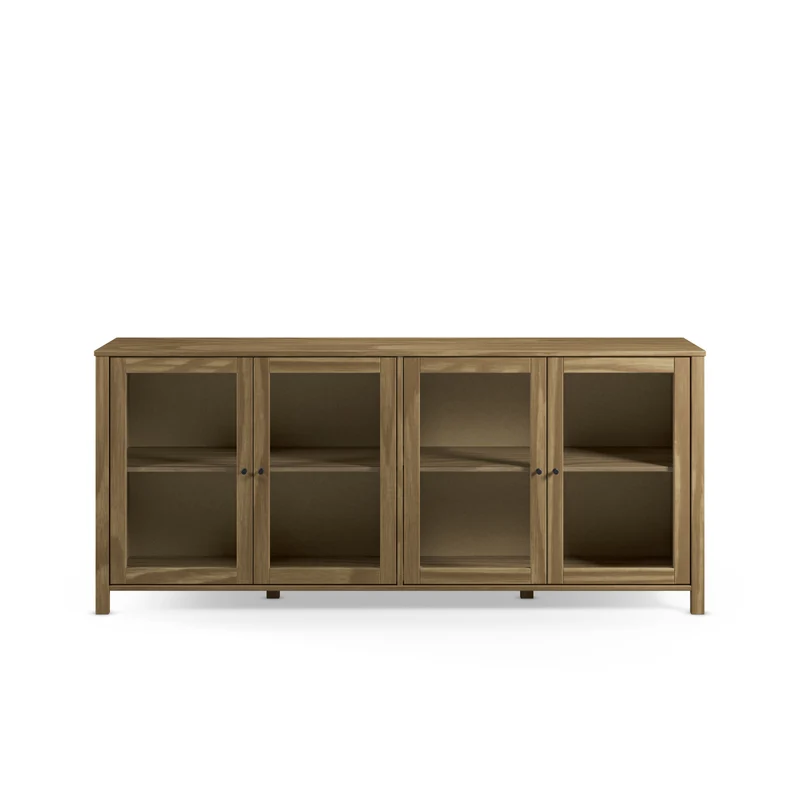 Madia 4 ante in legno di pino Herity 186x80 cm