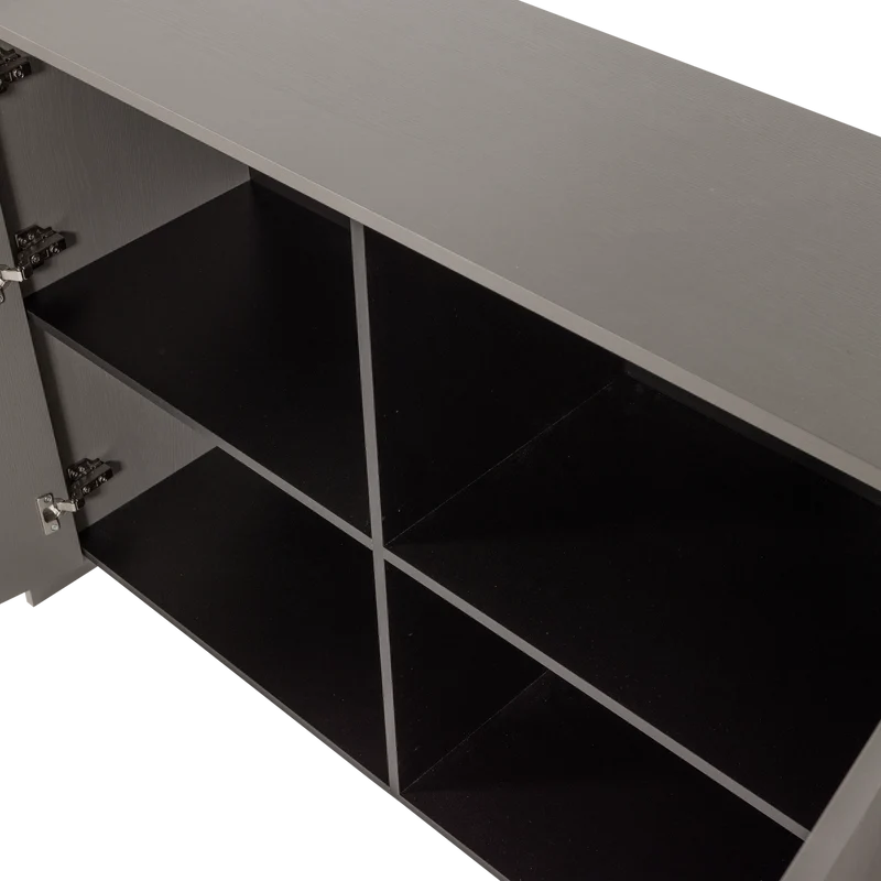 Madia 4 ante in legno di frassino Aske 200x85 cm