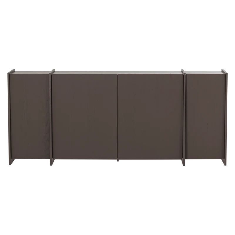 Madia 4 ante in legno di frassino Aske 200x85 cm