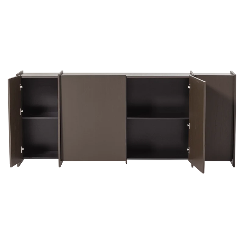 Madia 4 ante in legno di frassino Aske 200x85 cm