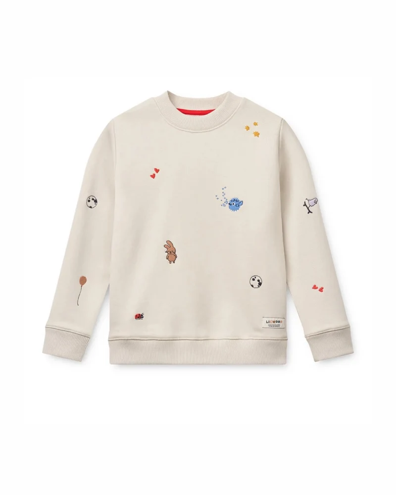 Felpa Ridley Printed Sweatshirt - Tamtam / Sandy