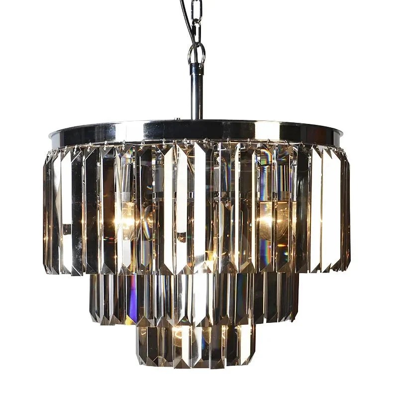 Hazenkamp Deckenleuchte Zane 54x54x42cm Rauchglas