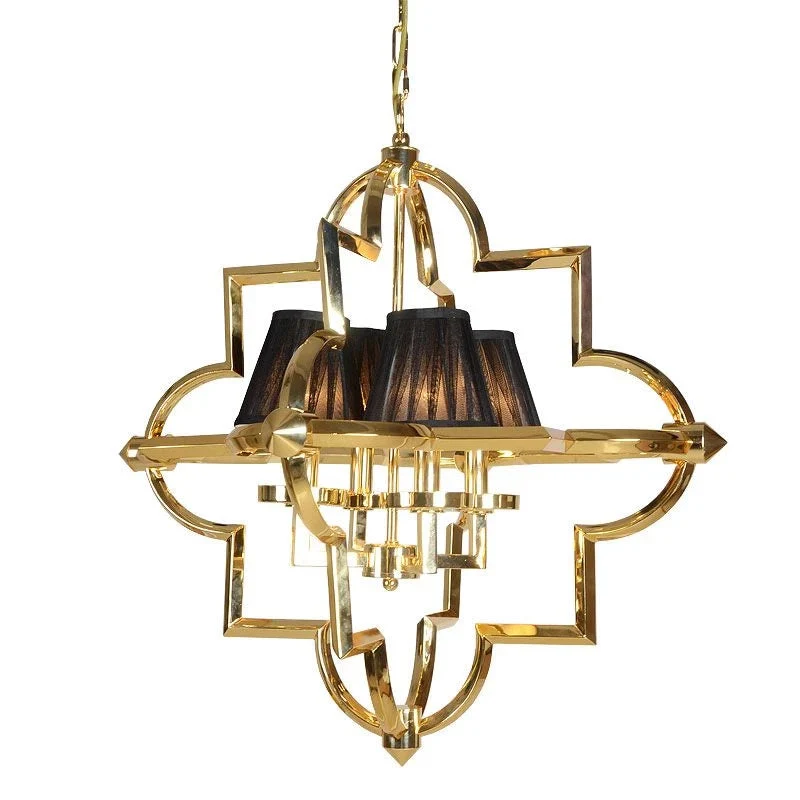 Hazenkamp Deckenleuchte Thalia 68x68x72cm Schwarzer Schirm