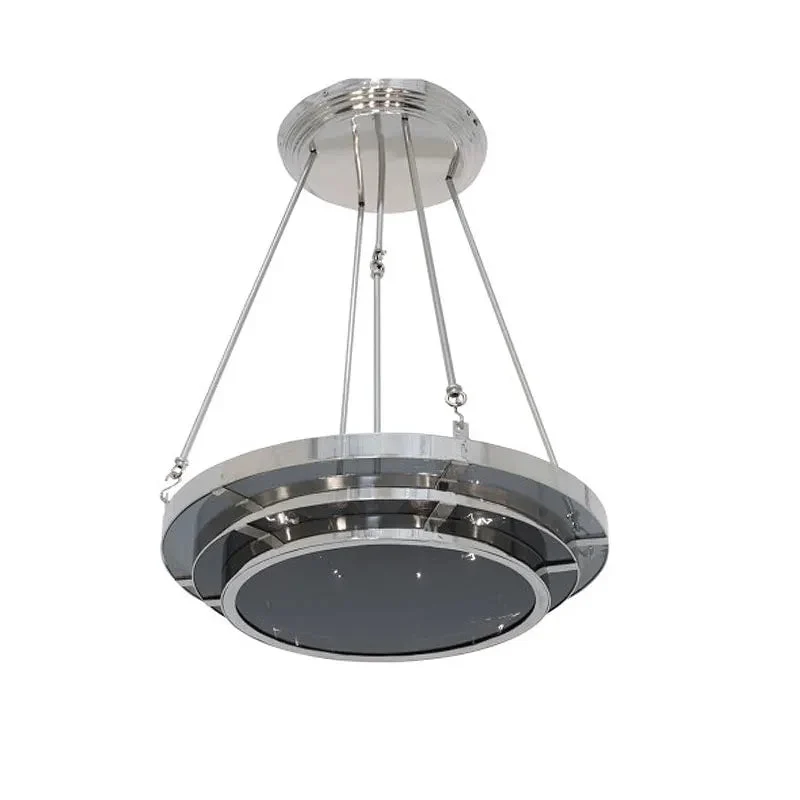 Hazenkamp Hängelaterne 75x75x90cm mit schwarzem Glas