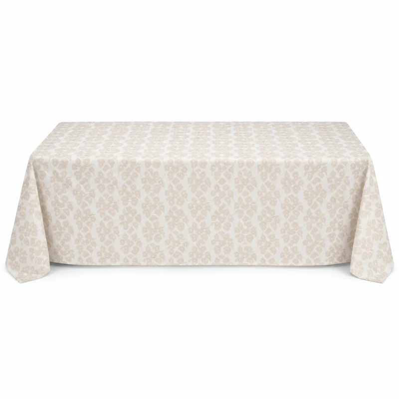 Tovaglia fantasia geometrica beige 140x240 cm – Shanti