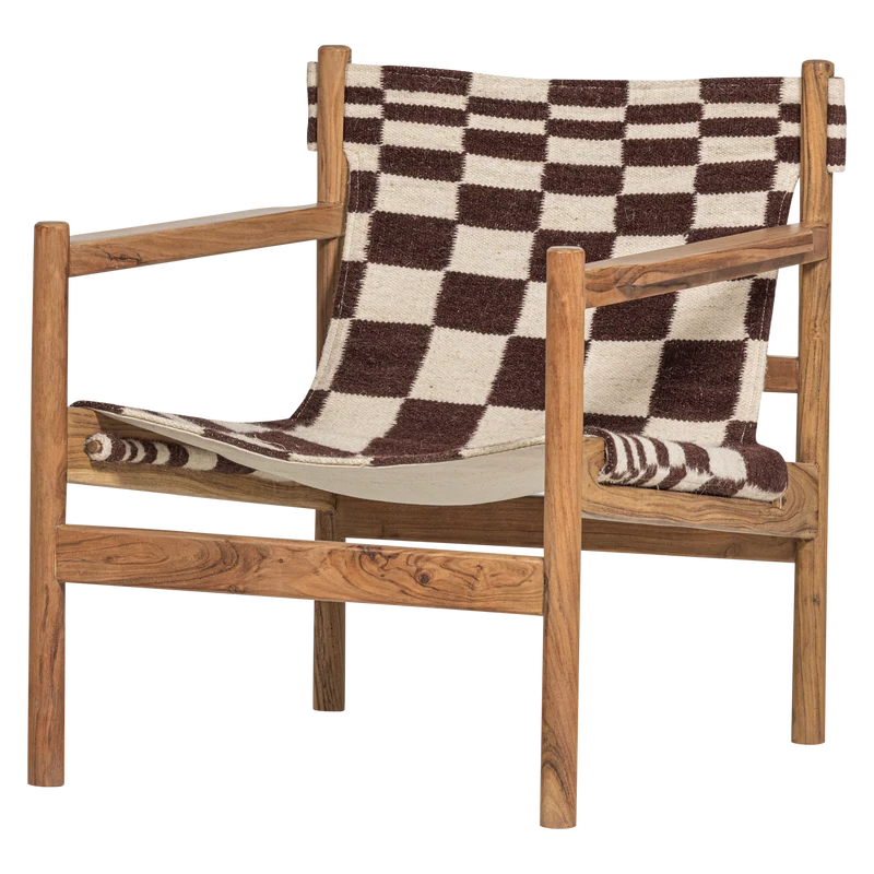 Poltrona in legno di acacia Élan 73x76 cm