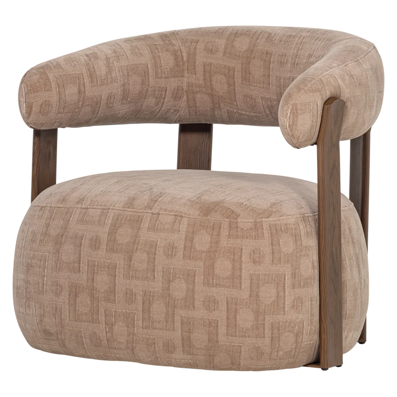Poltrona in tessuto Kalea 82x78 cm