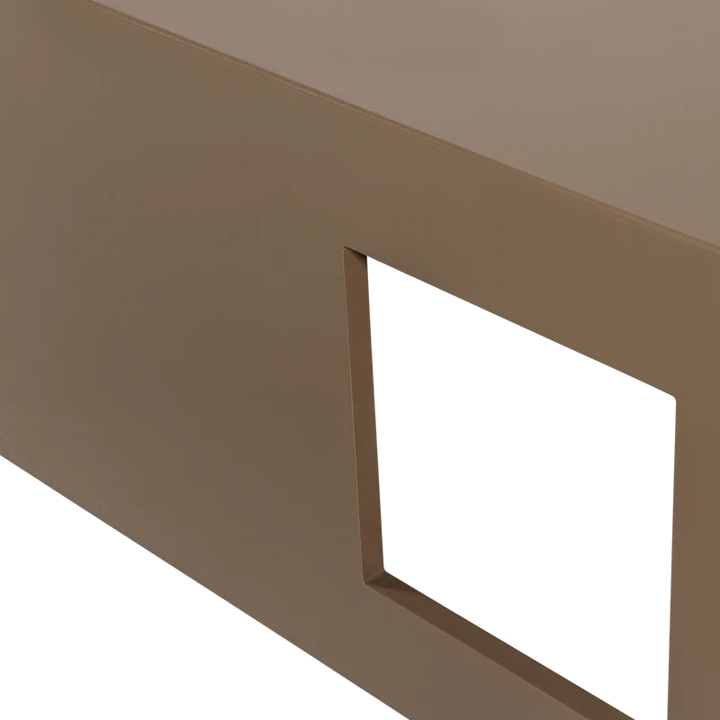 Tavolino con finitura lucida Brio 88x40 cm