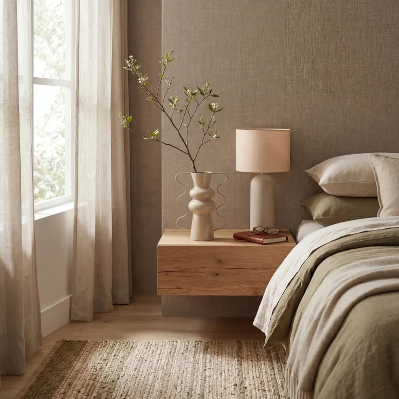 Celandra - Vaso decorativo da interno in metallo beige stile moderno