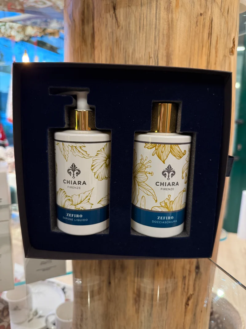Cofanetto Zefiro sapone liquido + docciaschiuma