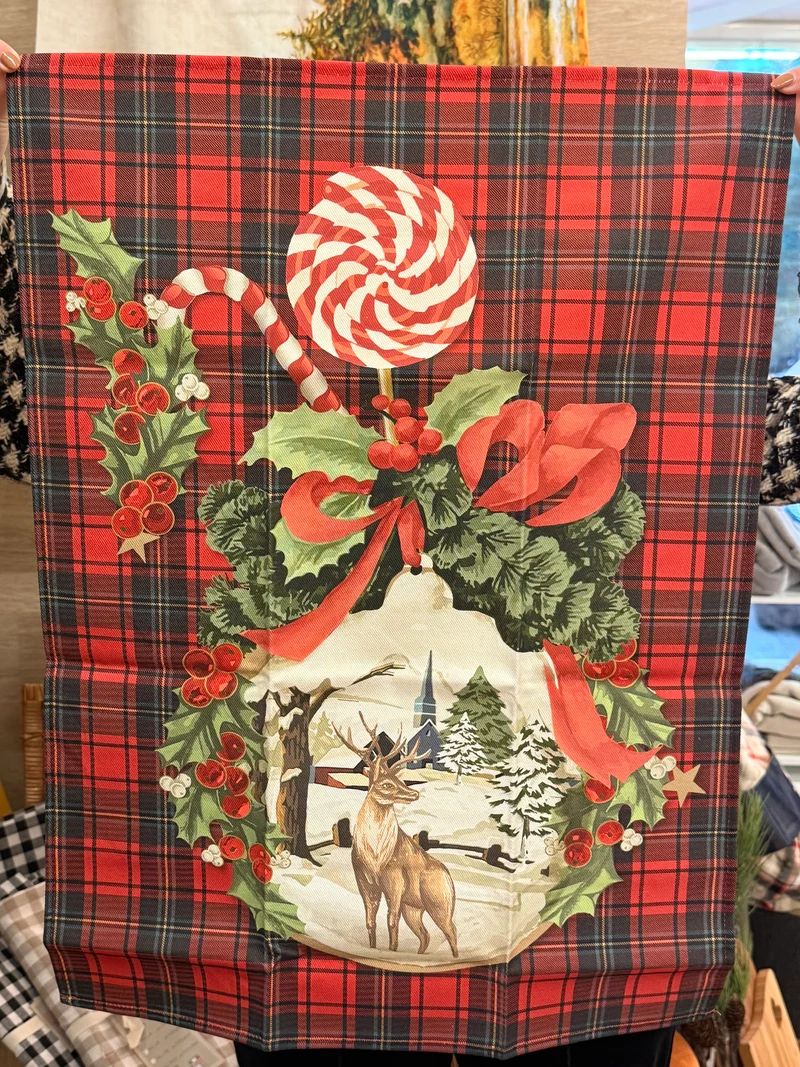 Strofinacci in cotone - Storie di Natale