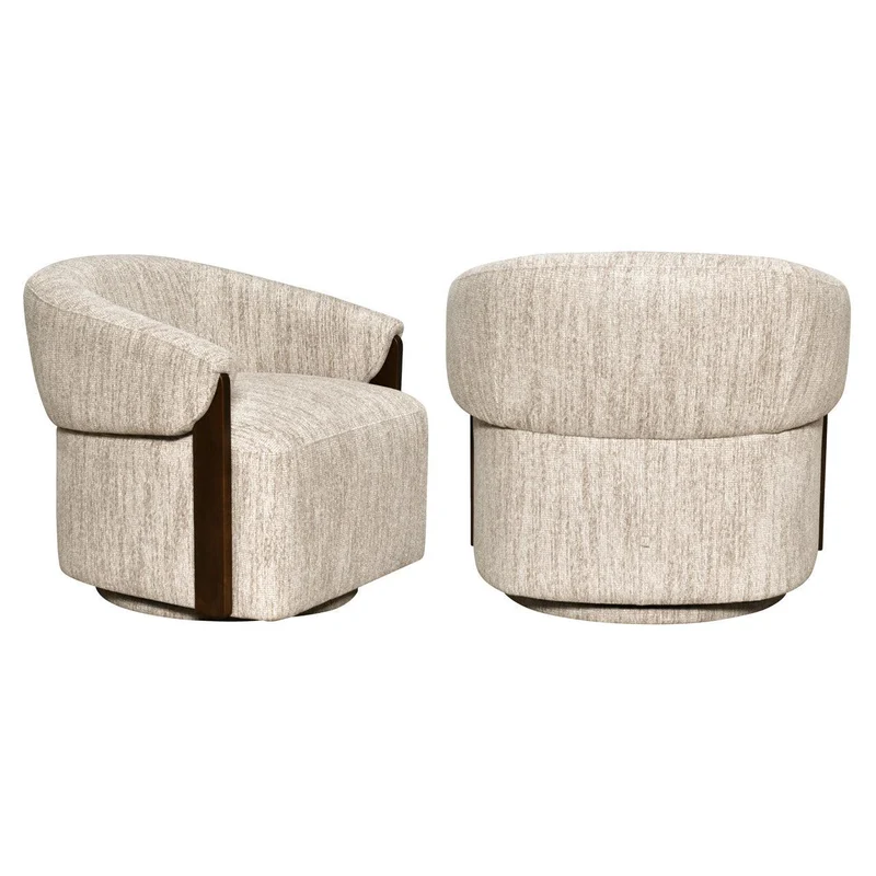 Richmond Interiors Lounge Stuhl Marina natural softweave swivel fire retardant