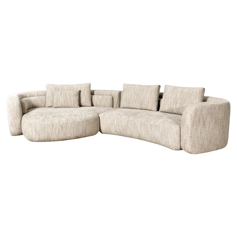 Richmond Interiors Sofa Angusto natural softweave lounge left