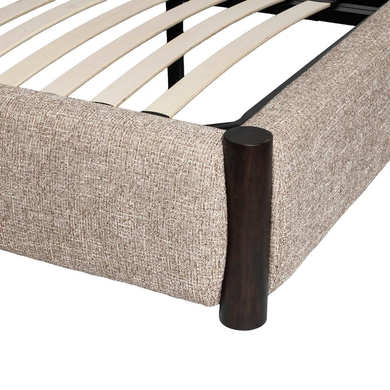 Richmond Interiors Bett Citadel sand tweed 160x200 (mattress size (excl.))