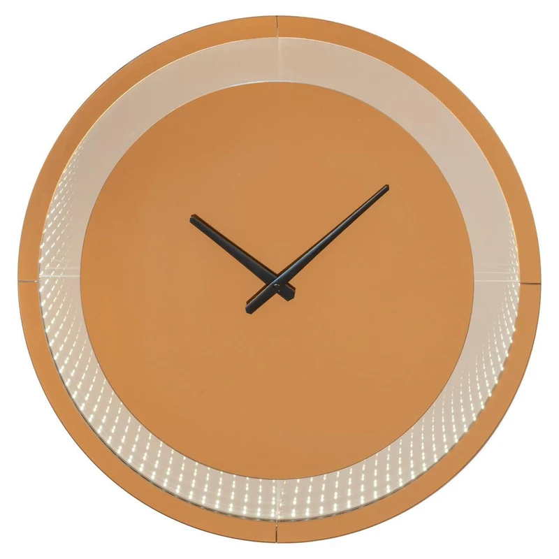 Richmond Interiors Wandlampe Julia brown - Led Clock