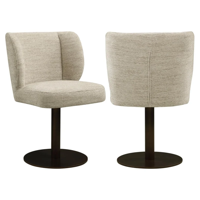 Richmond Interiors Esszimmerstuhl Fiona natural softweave swivel