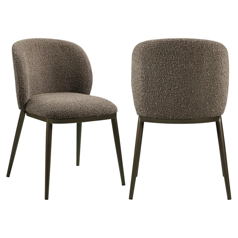 Richmond Interiors Esszimmerstuhl Gandy brown chunky