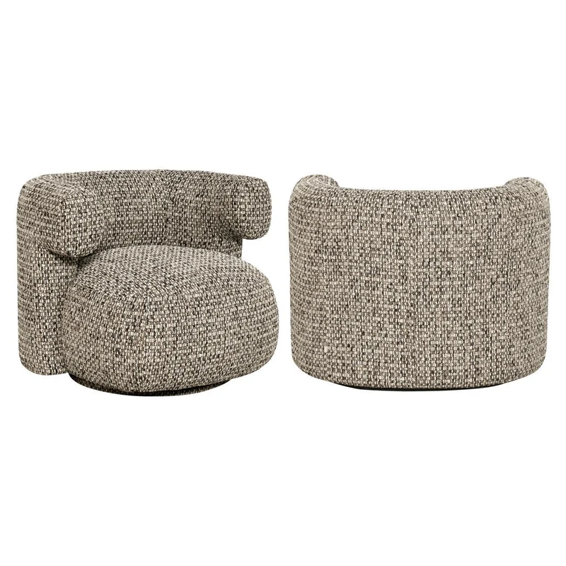 Richmond Interiors Lounge Stuhl Talley cobblestone swivel