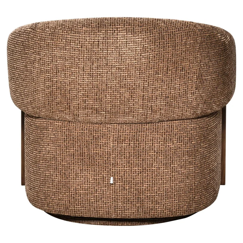 Richmond Interiors Lounge Stuhl Marina brown blockweave swivel fire retardant