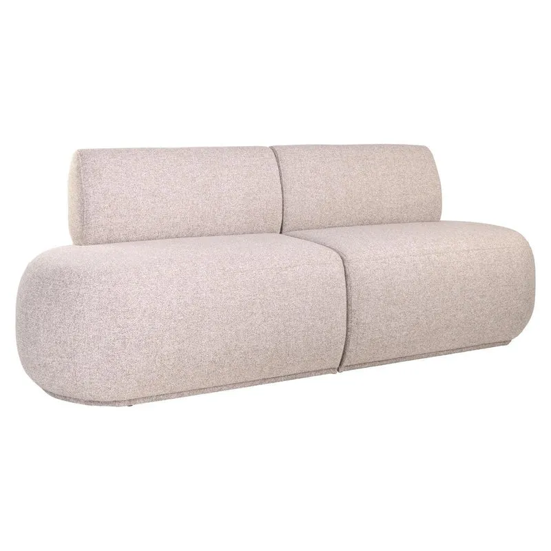 Richmond Interiors Sitzbank Sorrobon cayenne brown straight (Set of 2)