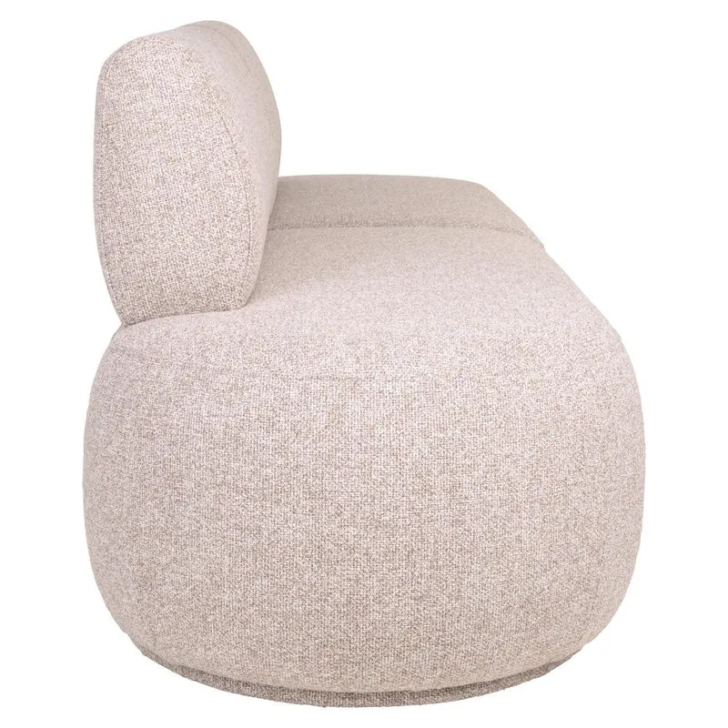 Richmond Interiors Sitzbank Sorrobon cayenne brown straight (Set of 2)