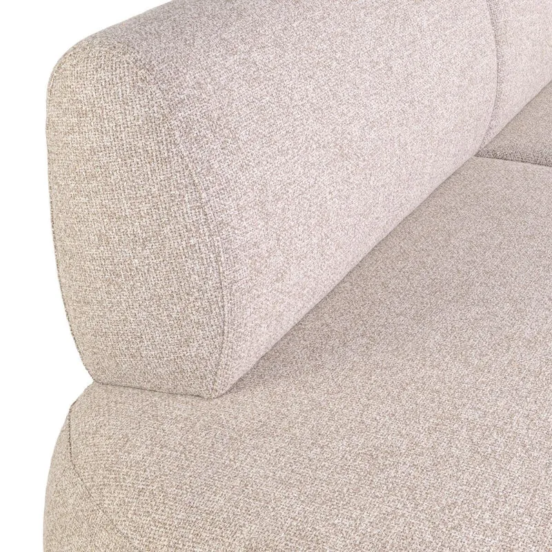 Richmond Interiors Sitzbank Sorrobon cayenne brown straight (Set of 2)