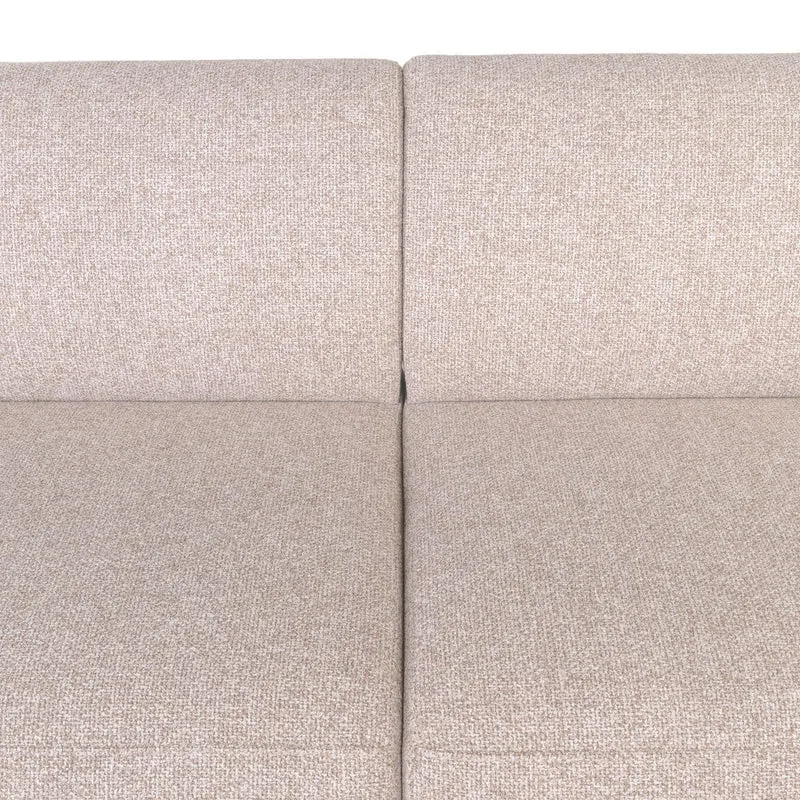 Richmond Interiors Sitzbank Sorrobon cayenne brown straight (Set of 2)