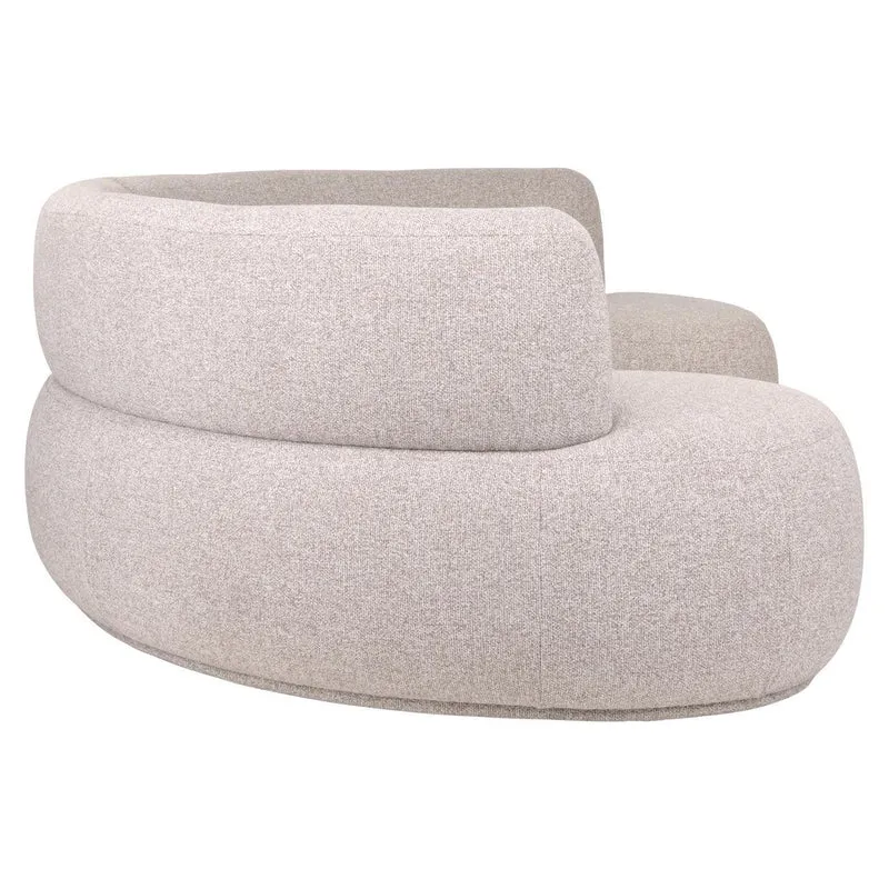 Richmond Interiors Sitzbank Sorrobon cayenne brown round (Set of 2)