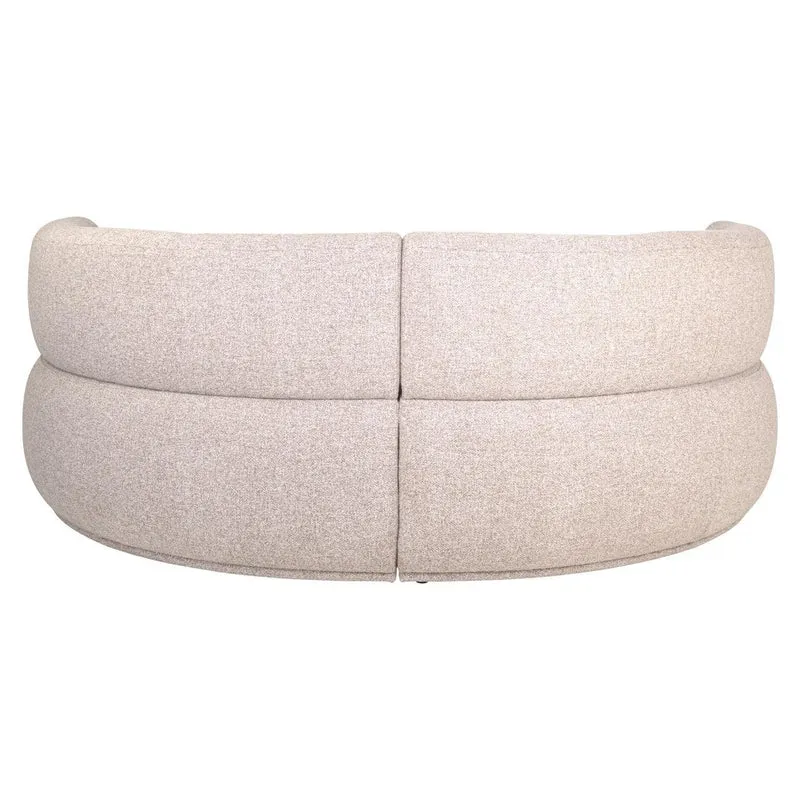 Richmond Interiors Sitzbank Sorrobon cayenne brown round (Set of 2)