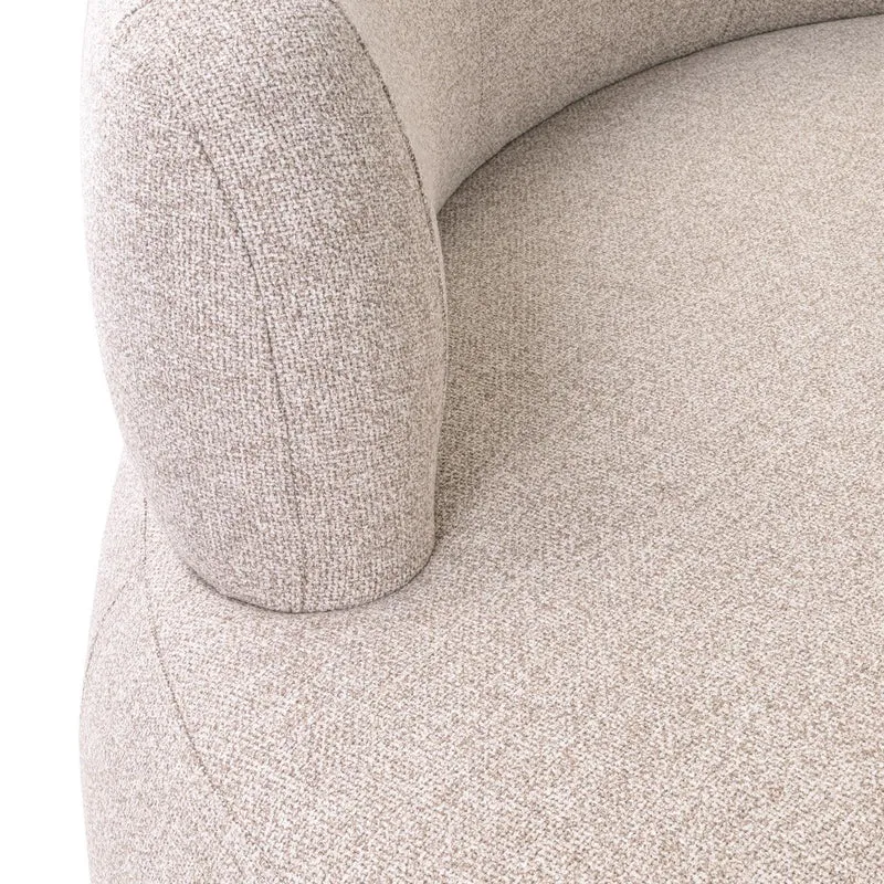 Richmond Interiors Sitzbank Sorrobon cayenne brown round (Set of 2)